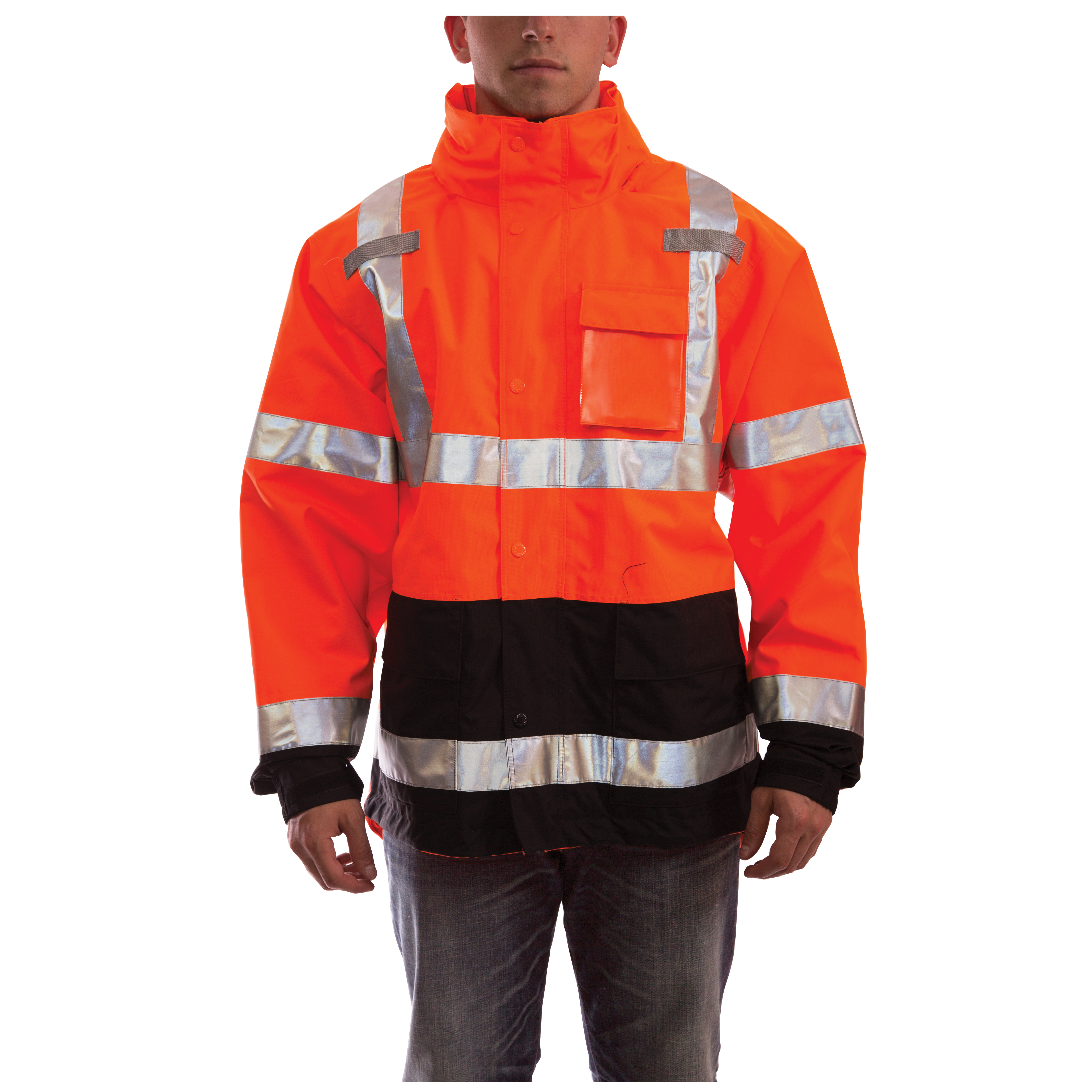 ICON CLASS 3 JACKET ORANGE/BLACK SZ XL