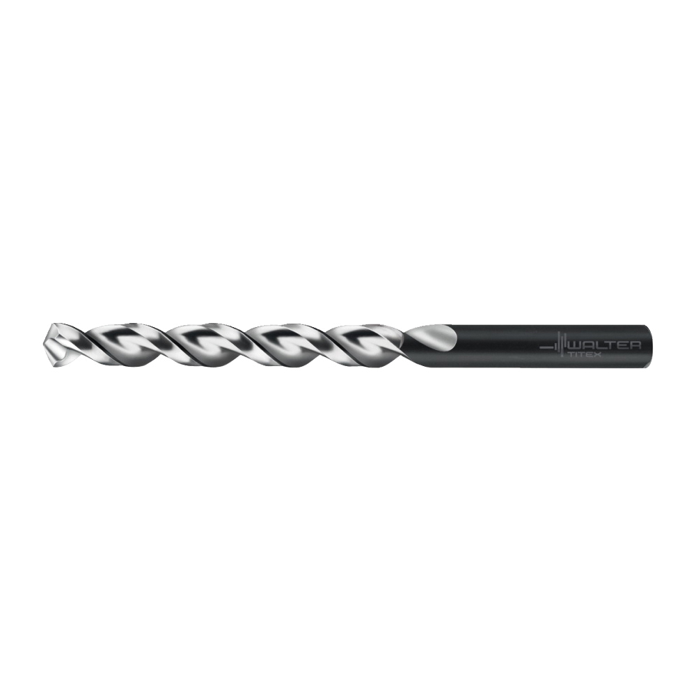 Titex 5059448 A1222 Type UFL® Deep Hole Jobber Drill, 15/64 in Drill - Fraction, 0.2344 in Drill - Decimal Inch, 93 mm OAL, HSS, Uncoated