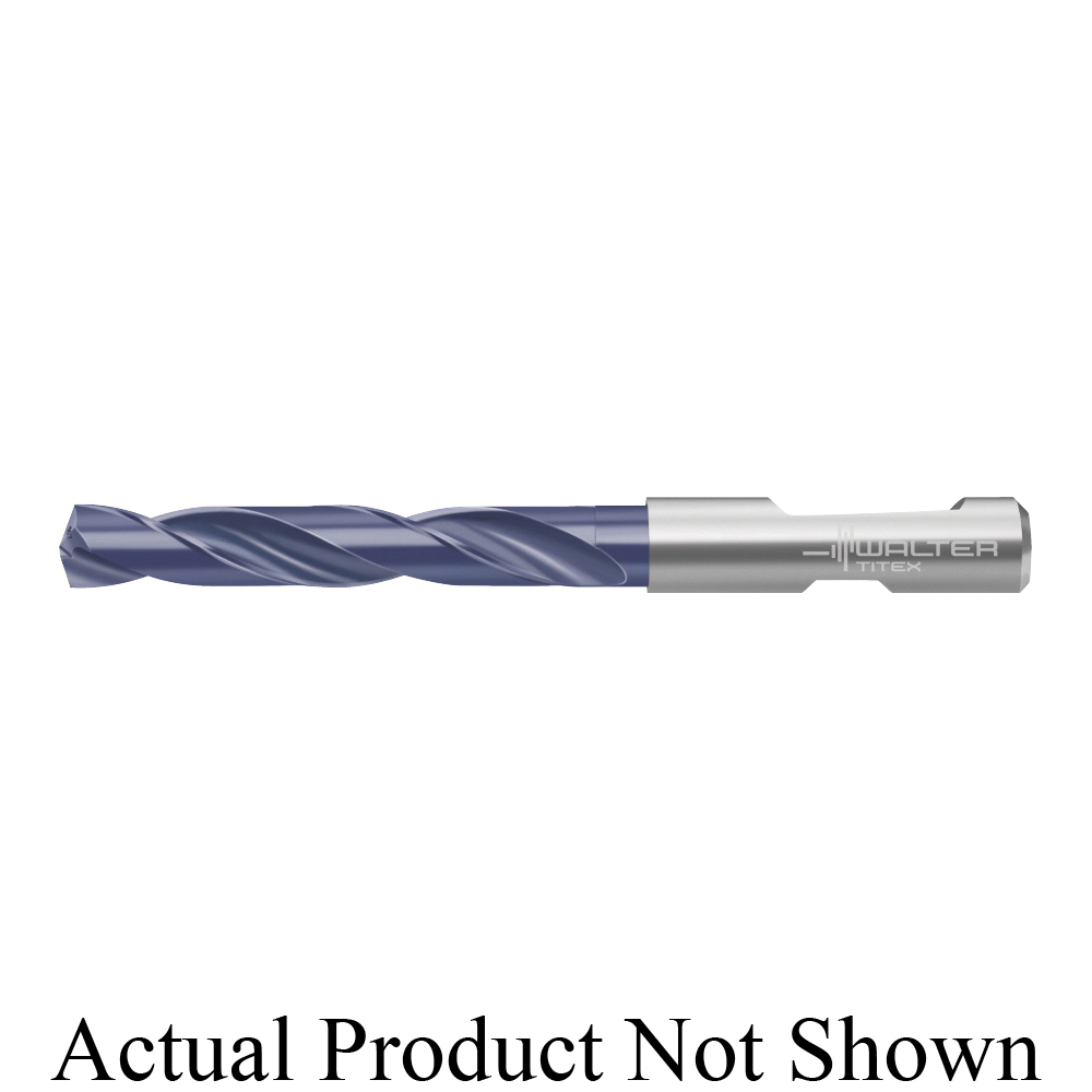 Titex Advance 7377456 DC160 High Performance Long Length Jobber Length Drill Bit, 5 mm Drill - Metric, 0.1969 in Drill - Decimal Inch, 140 deg Point, Solid Carbide, TiSiAlCrN/AlTiN