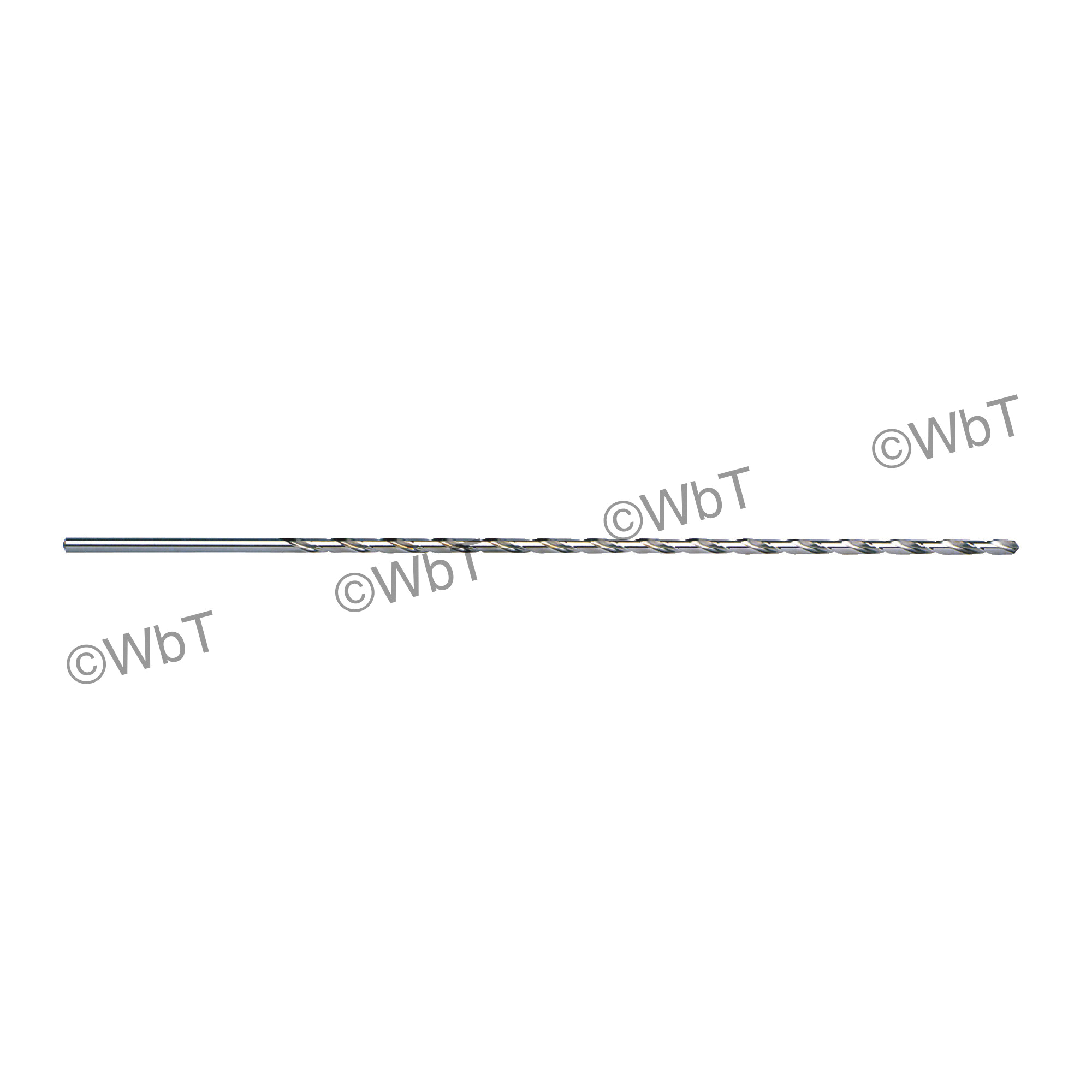 TTC 01-131-032 A30 Extra Long Drill, 1/2 in Drill - Fraction, 0.5 in Drill - Decimal Inch, 18 in OAL, HSS