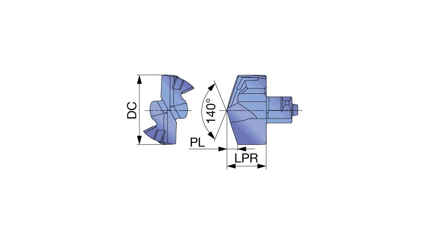 DR H 12.3MM 6.8MM GENERAL PURPOSE DMP