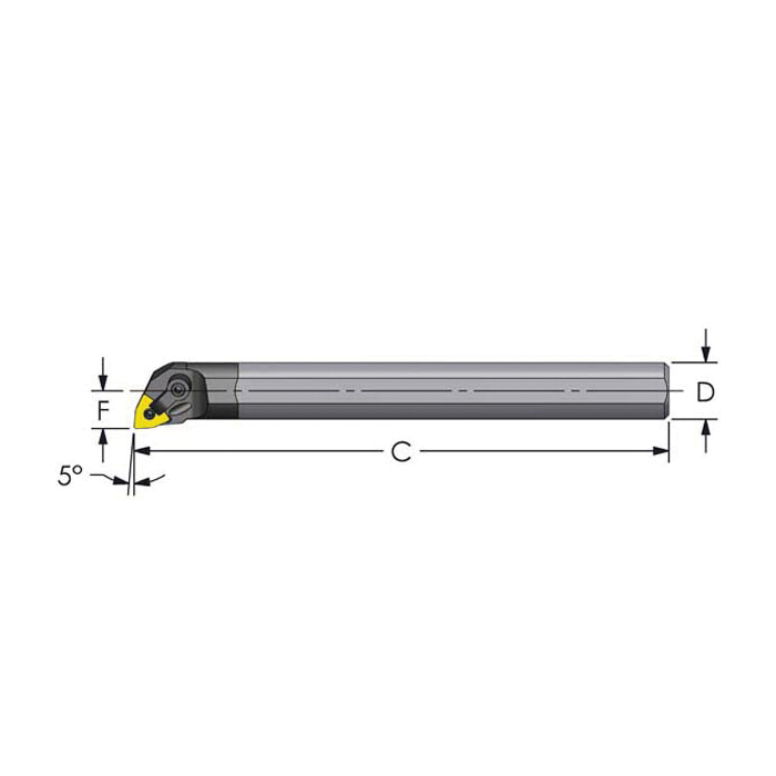 BAR BORING INDEXABLE MWLNL 0.92IN LEFT