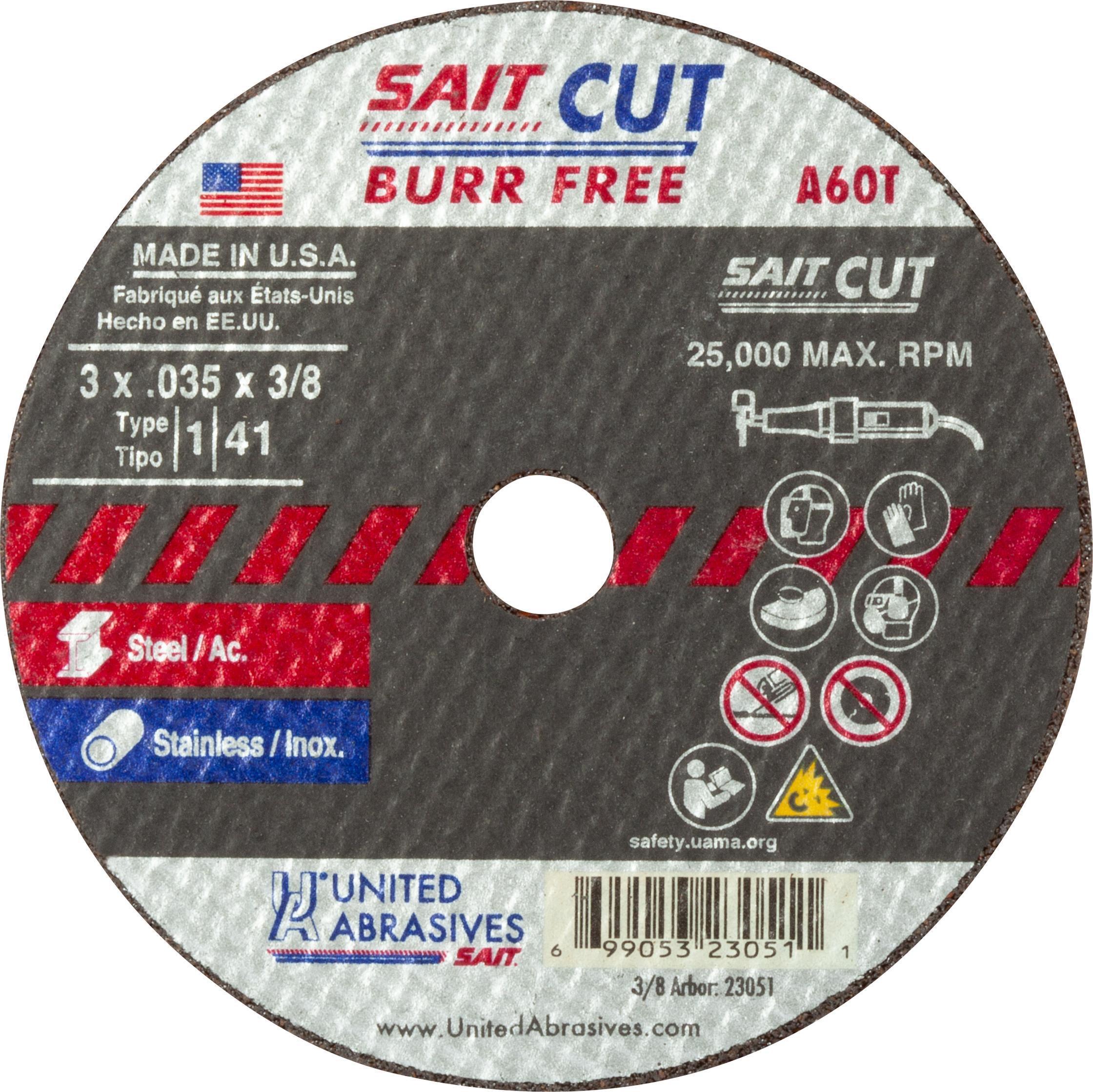 WHEEL CUT-OFF 3IN 1/16IN 1/4IN A60T MDM