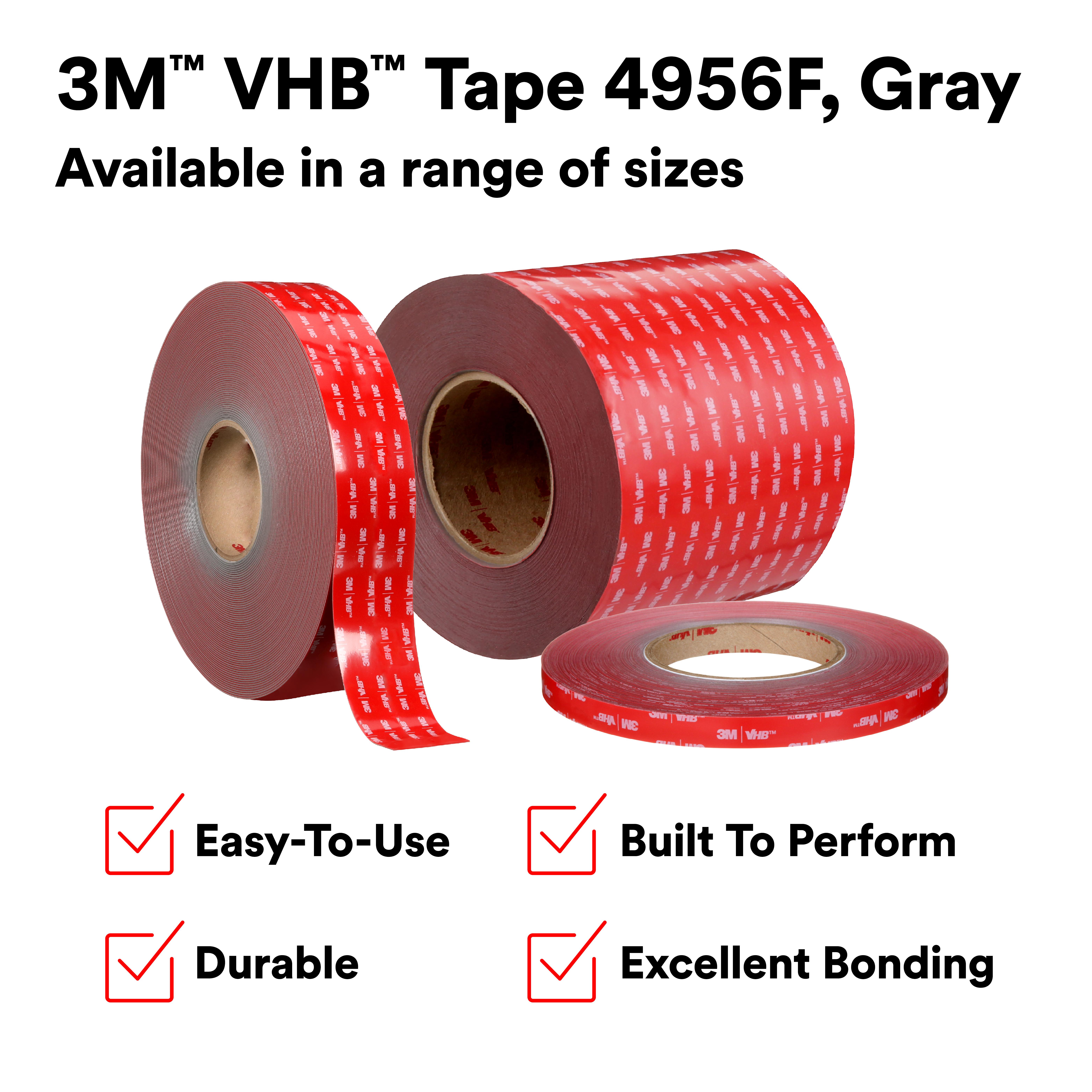 4956F 2 X 36 YDS  VHB ACRYLIC