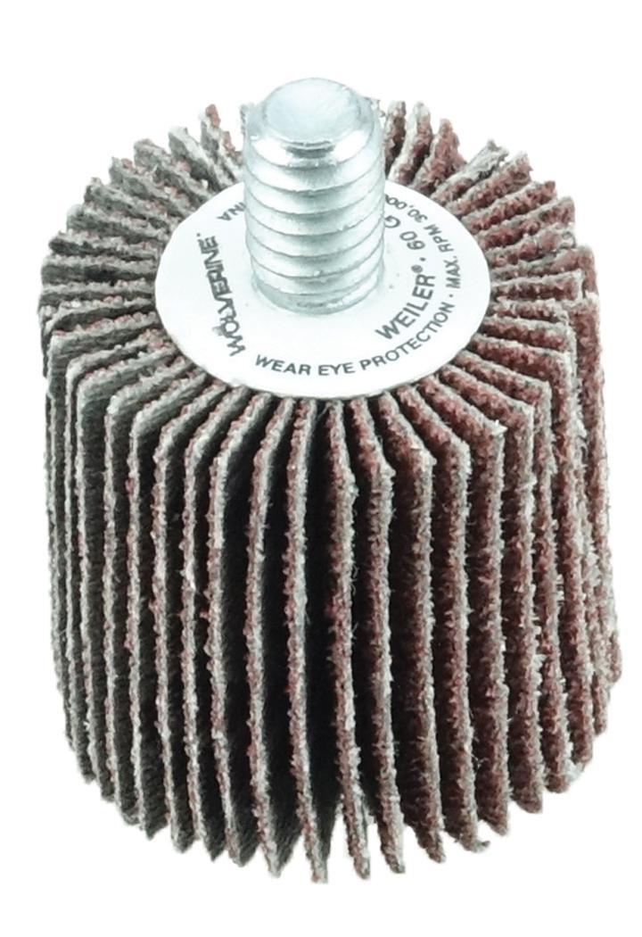 WHEEL FLAP ABRSV CTD 1IN 1IN 1/4-20