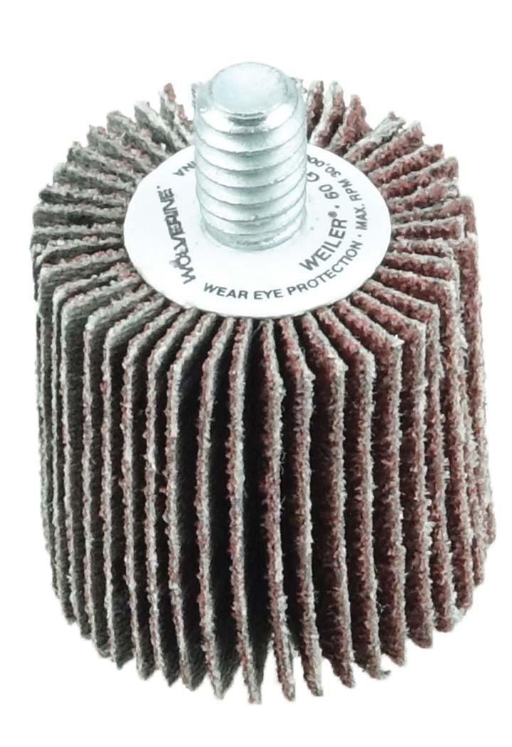 WHEEL FLAP ABRSV CTD 1IN 1IN 1/4-20