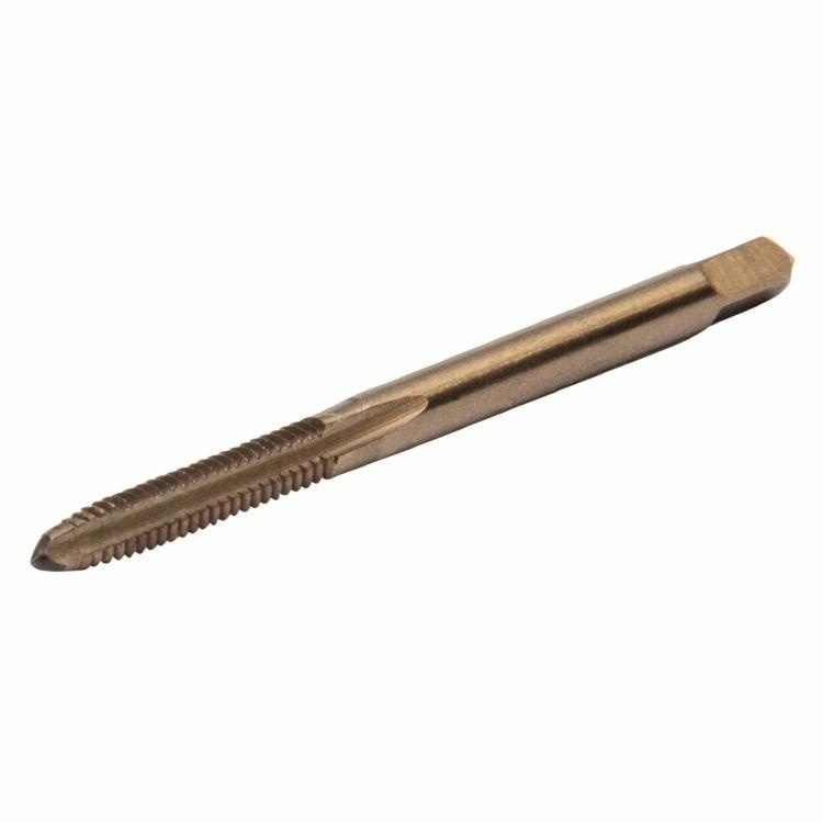 Walter Surface Technologies 03A041 SST+™ Grounded and Tempered Hand Tap, #4-40 Thread, Taper Chamfer, High Speed Steel