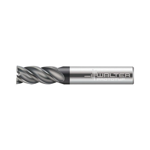 Prototyp Advance 6959628 MC122 Center Cutting End Mill, 4 mm Dia Cutter, 11 mm Length of Cut, 4 Flutes, 6 mm Dia Shank, 57 mm OAL, TiAlN