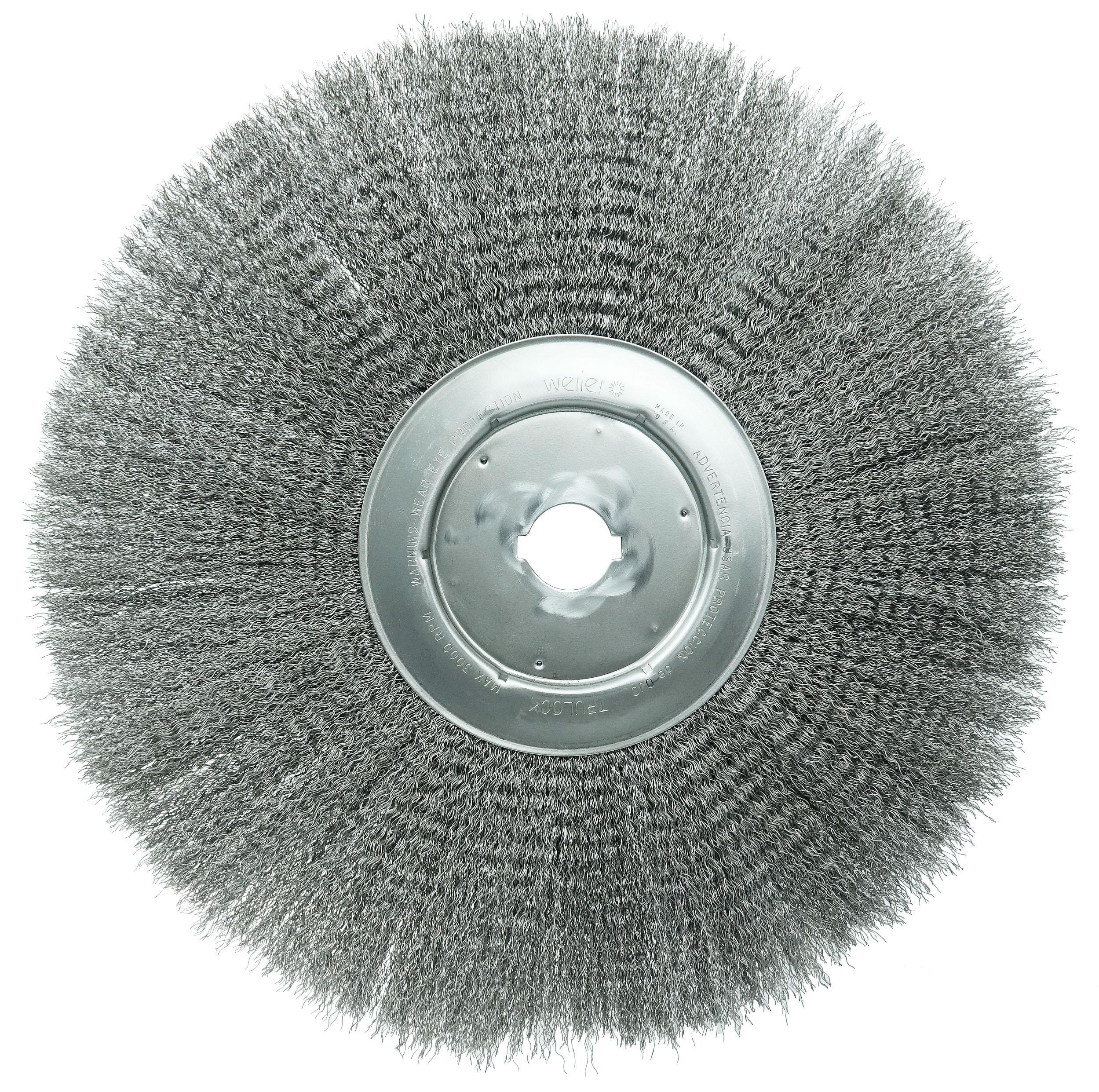 BRUSH WHL 15IN 3/4IN 0.0118IN CRIMPED