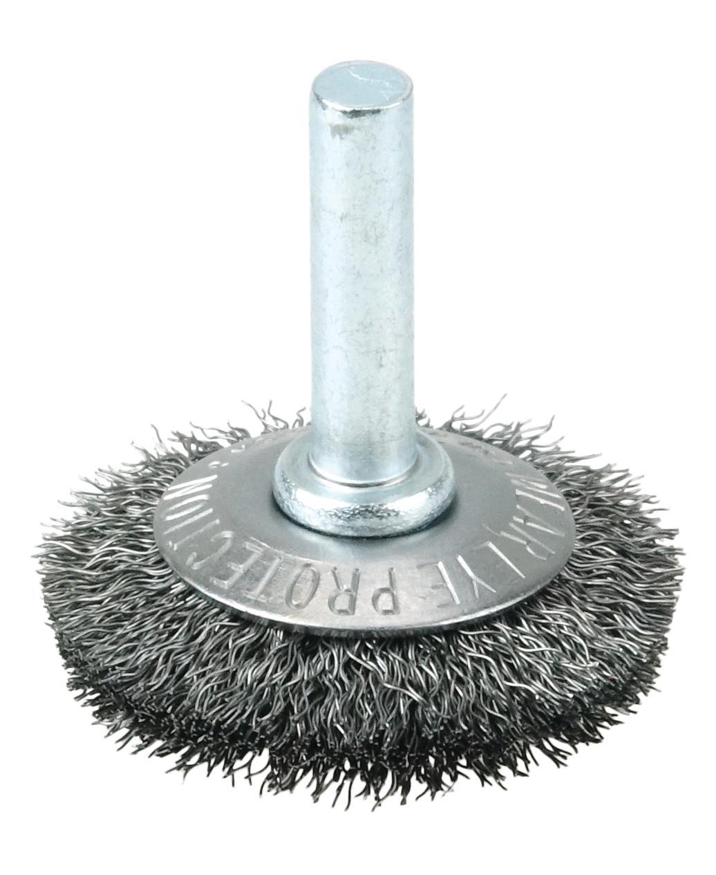 BRUSH WHL 1-1/2IN 0.008IN CRIMPED STL