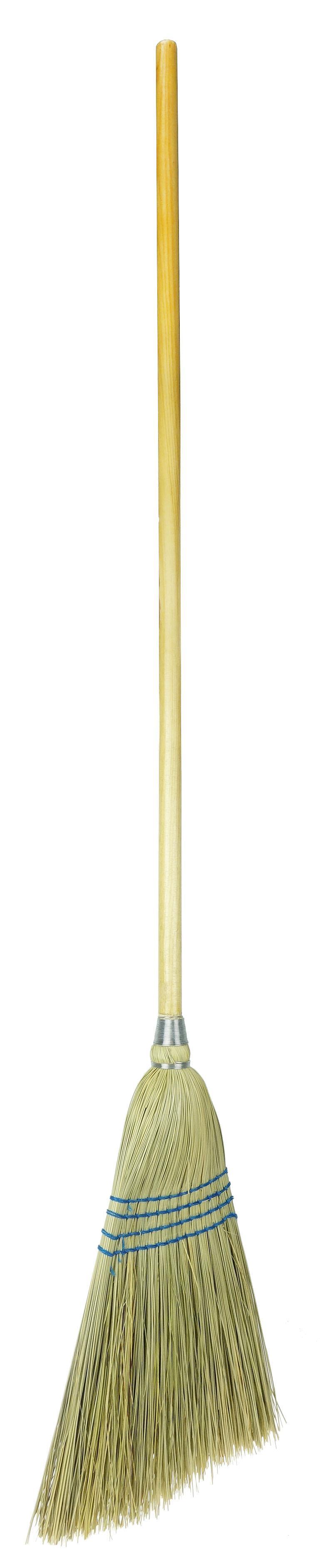 BROOM URT CORN/FBR 15IN WOOD 54IN 7/8IN