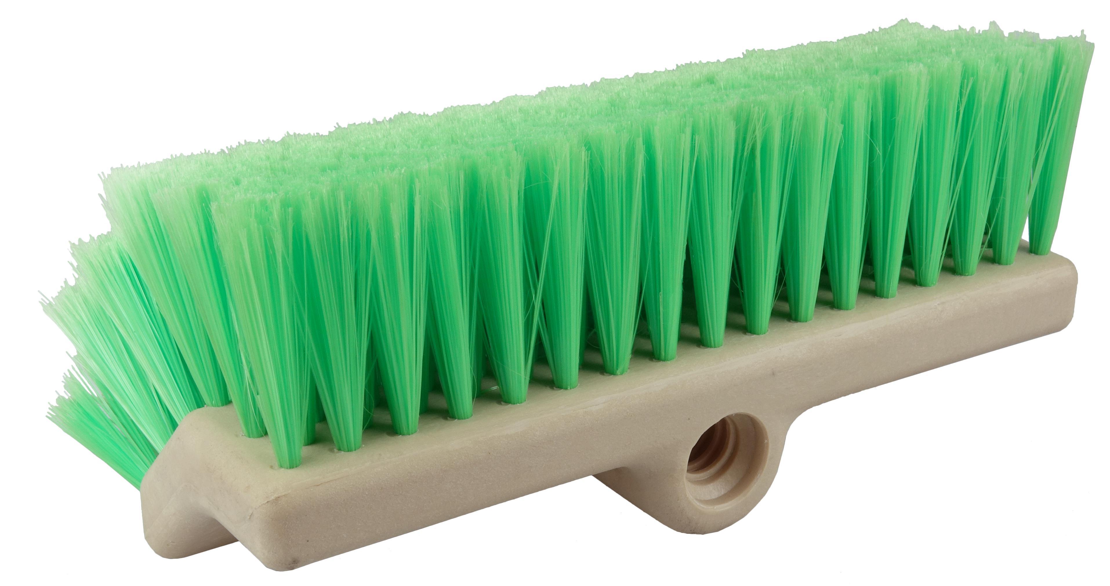 BRUSH SCRB 10INL 10IN NYLN 2-3/4IN WOOD
