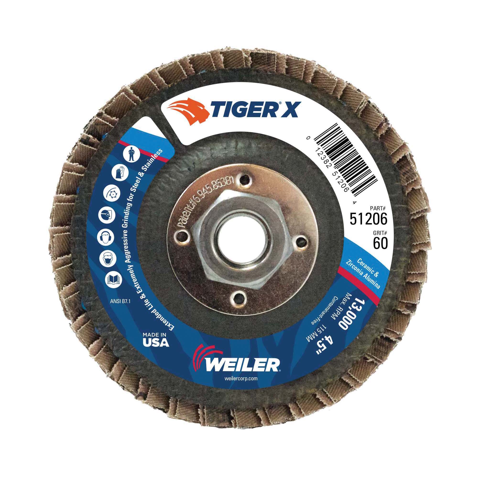 DISC FLAP ABRSV CTD 4-1/2IN 5/8-11 UNC