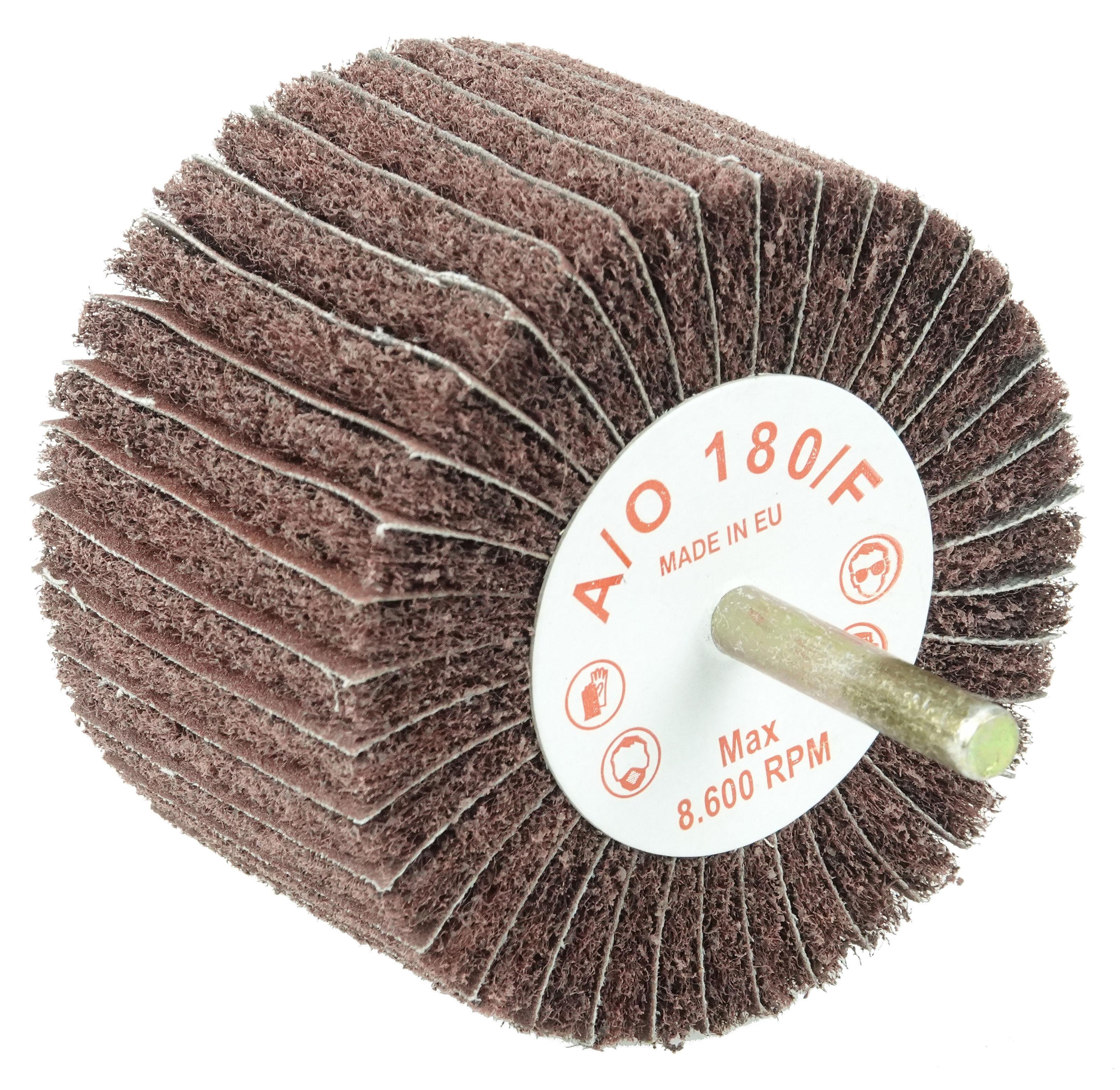 WHEEL NON-WOVEN FLAP 3IN 2IN 1/4IN 180
