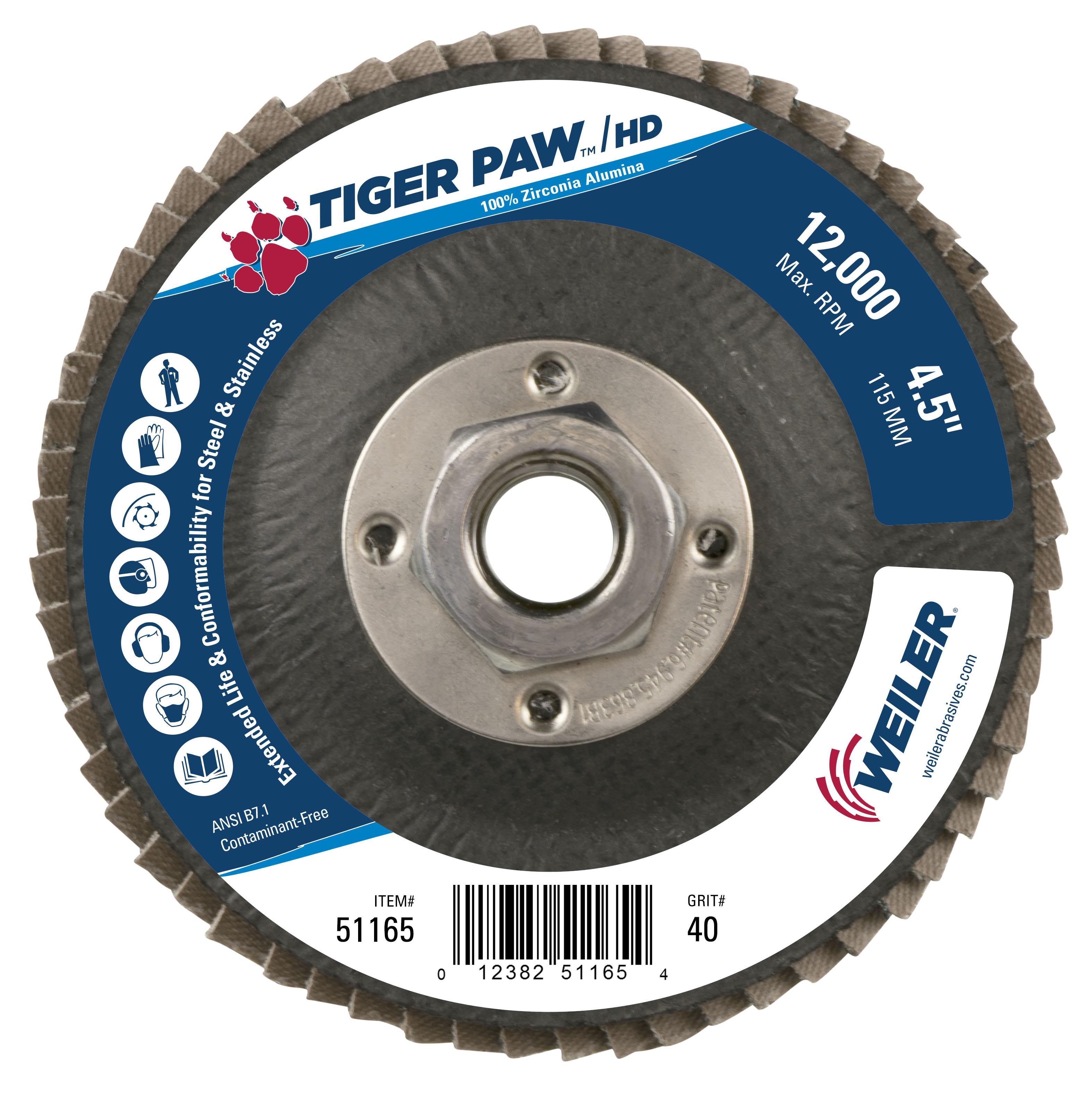 DISC FLAP ABRSV CTD 4-1/2IN 5/8-11 UNC