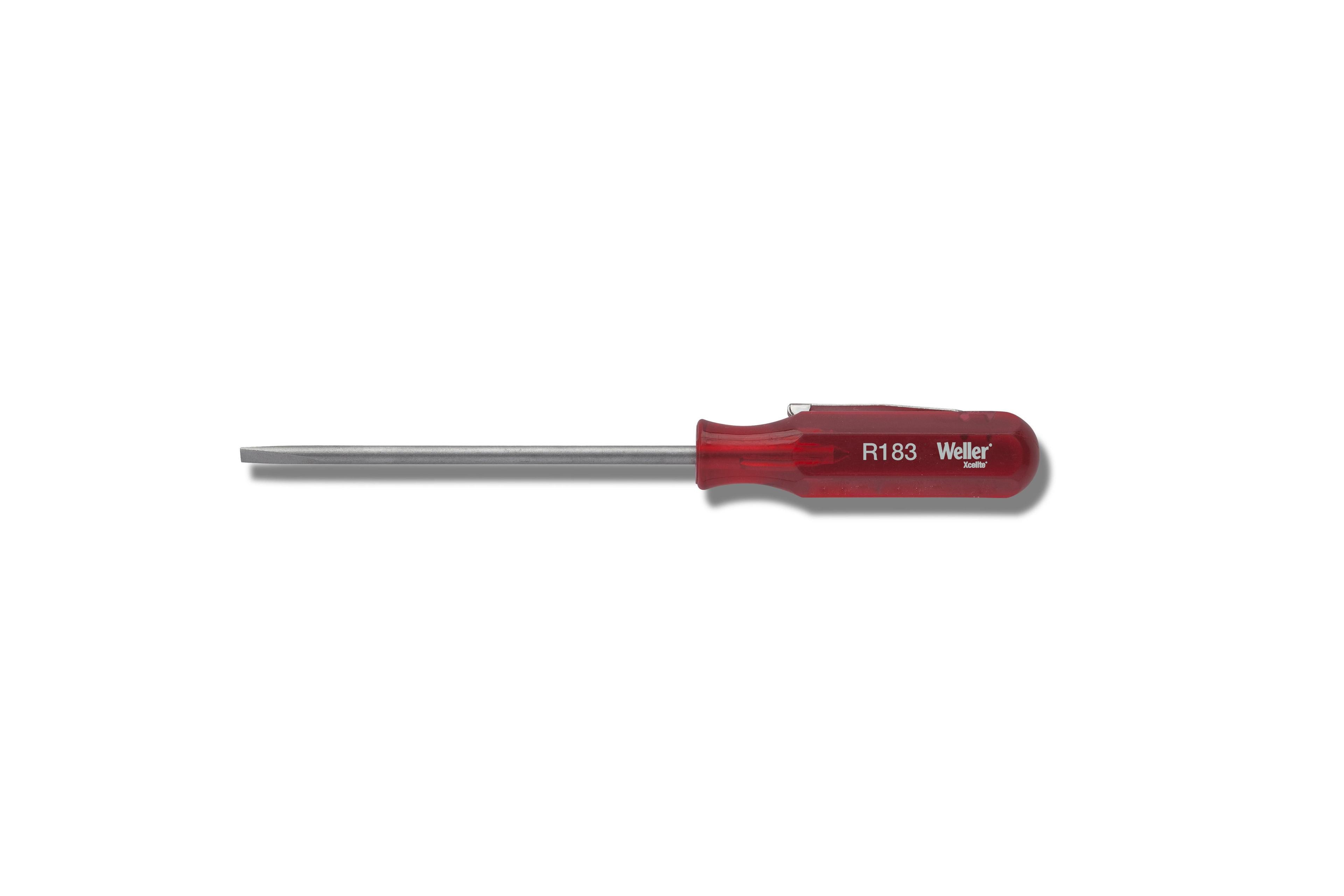 SCREWDRIVER SLTD 1/8IN CRVAN STL 5-1/4IN