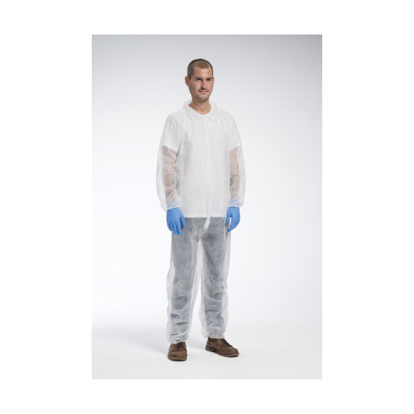 COVERALL DISPOSABLE 2XL WHT PP 28-1/32IN