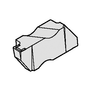 WIDIA TopGroove™ 3607203 Grooving Insert With Chip Control, ANSI Code: NG3125LK TN6025, NG Insert, 3 Insert, Left Hand Cutting, 1/8 in W Cutting, Manufacturer's Grade: TN6025, TiAlN
