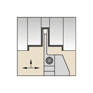 WIDIA 3655936 WMT™ Straight Mount Integral Toolholder, Insert Compatibility: WMTS094I2BP02PT, 2B Insert Seat, Right Hand Cutting, 4-1/2 in L Shank, 0.094 in W Min Groove, 1 in H x 1 in W Shank, Straight Toolholder