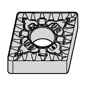 WIDIA 4169446 Victory™ High Performance Turning Insert, ANSI Code: CNMG433UR WM25CT, CNMG Insert, 433 Insert, Diamond/Rhombic Shape, Negative Rake, Neutral Cutting, For Use On Steel, Stainless Steel and High Temperature Alloys, Carbide