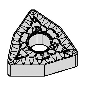 WIDIA 4169442 Victory™ High Performance Turning Insert, ANSI Code: WNMG432UR WM15CT, WNMG Insert, 432 Insert, Trigon Shape, Negative Rake, Neutral Cutting, For Use On Steel and Stainless Steel, Carbide, Manufacturer's Grade: WM15CT