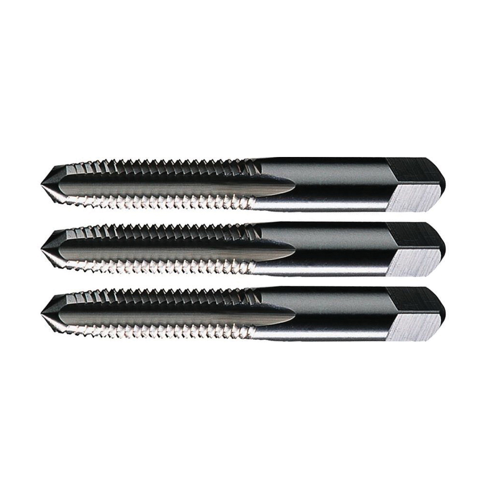 WIDIA GTD 2748838 5305 General Purpose Straight Flute Thread Cutting Hand Tap Set, Right Hand Cutting, Bottoming/Plug/Taper Chamfer, H3 Thread Limit