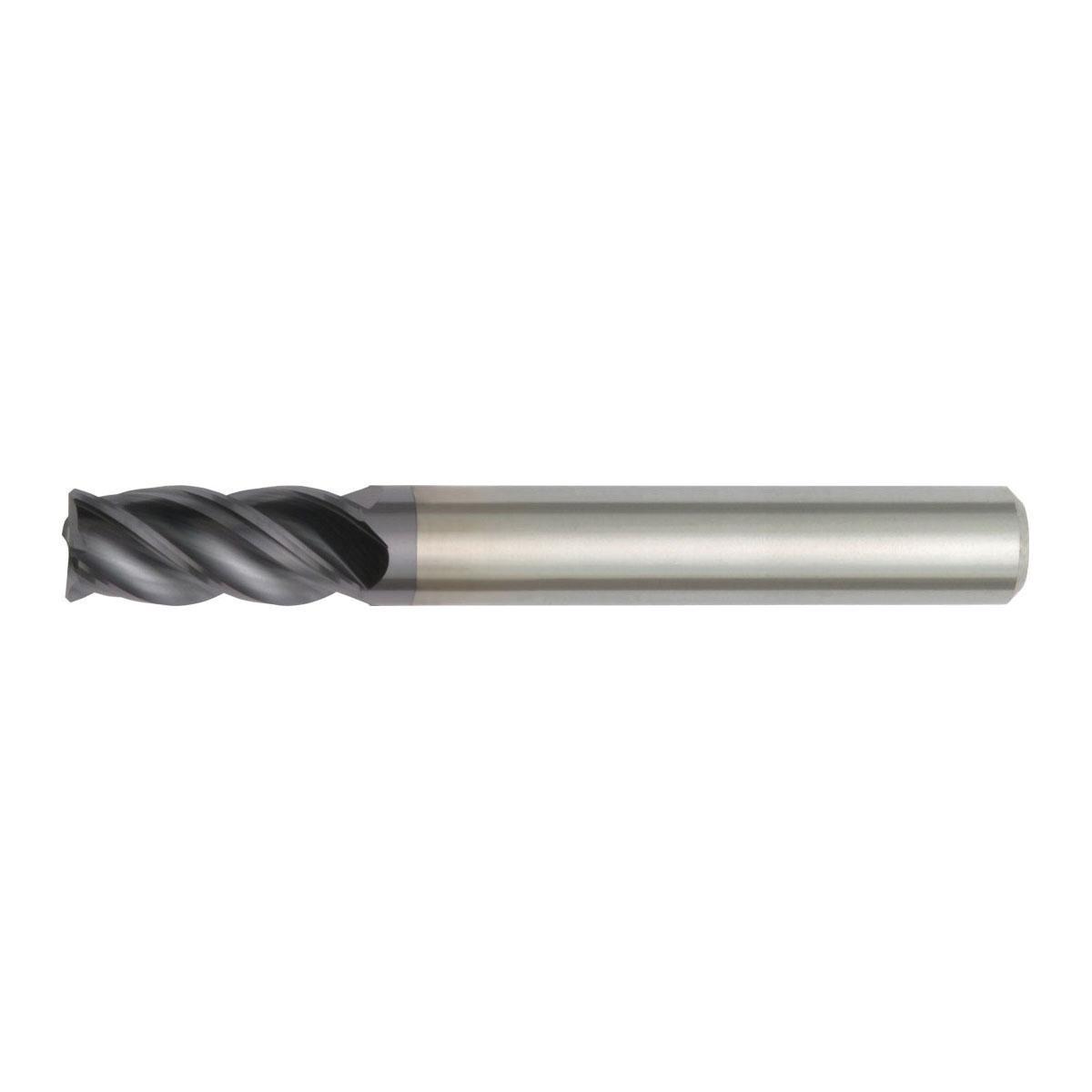 WIDIA HANITA 3321278 VariMill I™ 4V05 Center Cutting High Performance Single End End Mill, 3/16 in Dia Cutter, 0.03 in Corner Radius, 5/8 in Length of Cut, 4 Flutes, 3/16 in Dia Shank, 2-1/4 in OAL, TiAlN