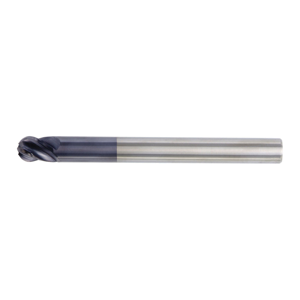 WIDIA HANITA 2837081 VariMill I™ 4VP0 Ball Nose Center Cutting Extended Reach High Performance Single End End Mill, 5/8 in Dia Cutter, 3/4 in Length of Cut, 4 Flutes, 5/8 in Dia Shank, 6 in OAL, TiAlN