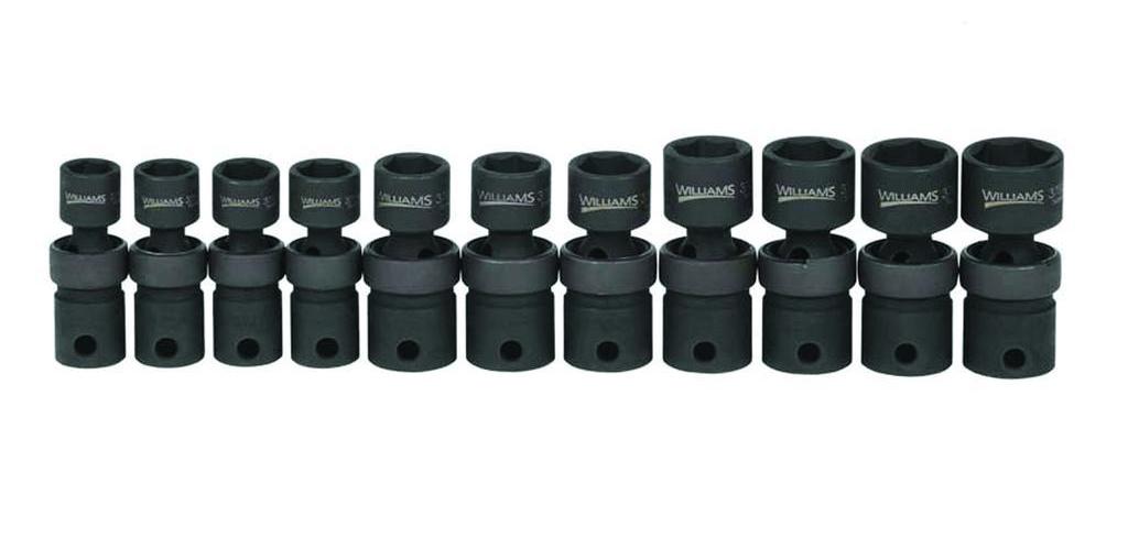 IMPACT SOCKET SET 6 1/2IN 11 13MM