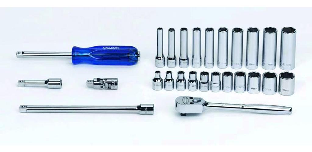 SET TOOL DR AND SKT IMPRL 1/4IN