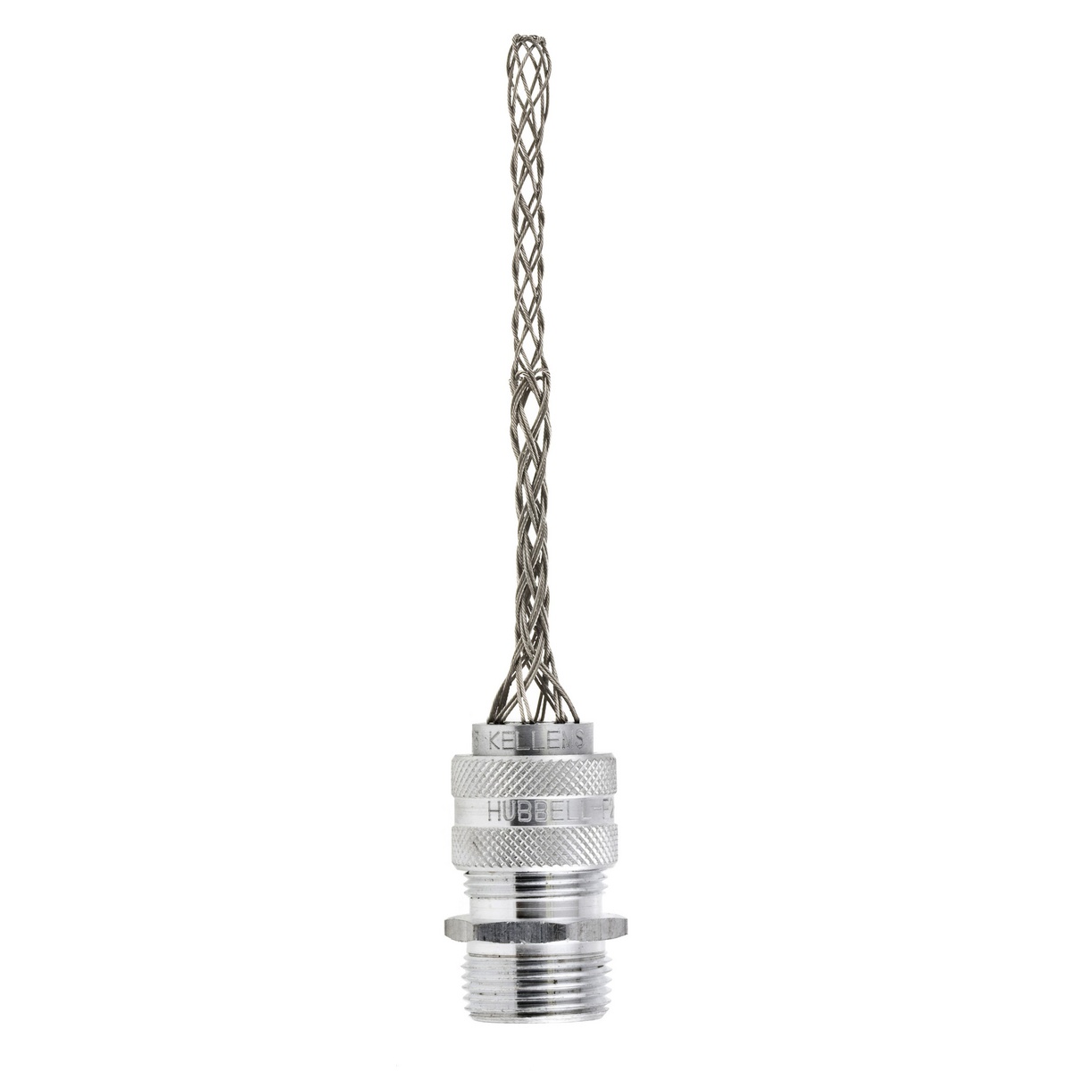 CHANCE® 07401018 Straight Deluxe Cord Grip, 3/4 in NPT Trade, (1) Conductors, 5/8 to 3/4 in Cable Openings, Aluminum