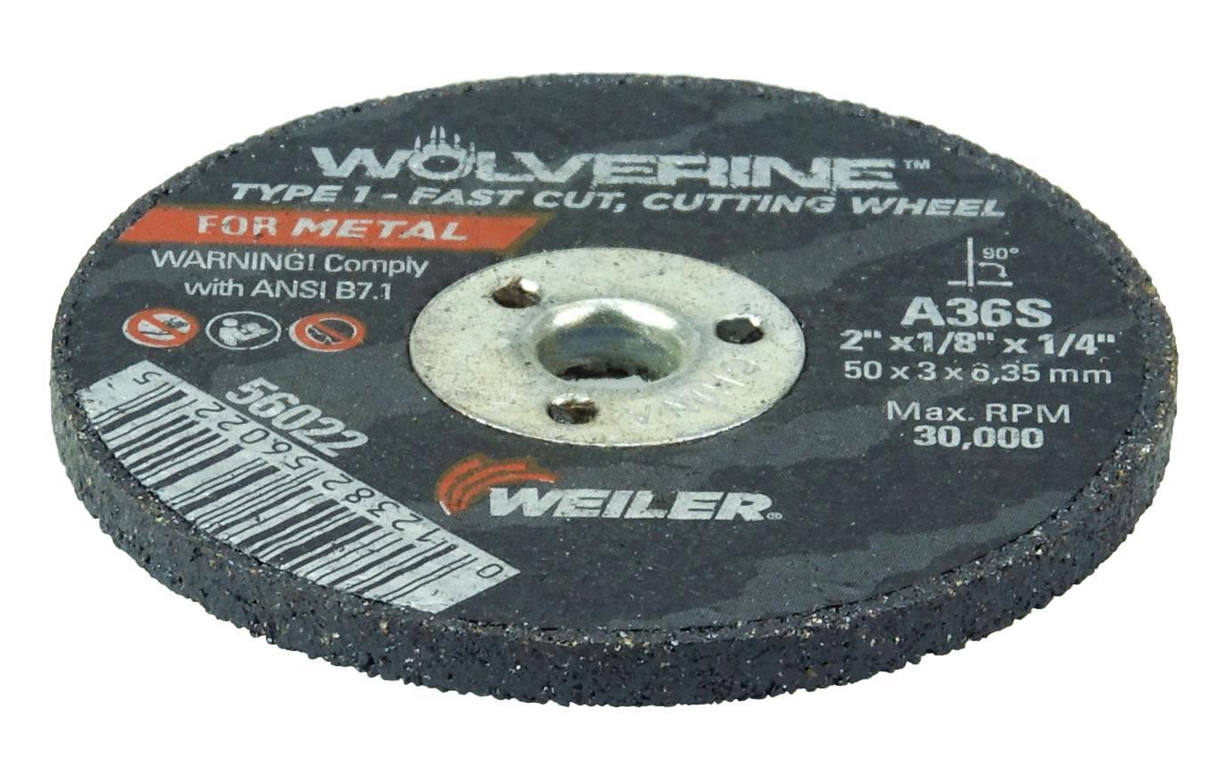 WHEEL CTG 2IN 1/8IN 1/4IN 36 AL OXD S
