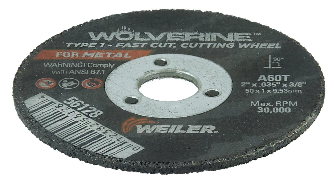 WHEEL CTG 2IN 0.035IN 3/8IN 60 AL OXD T