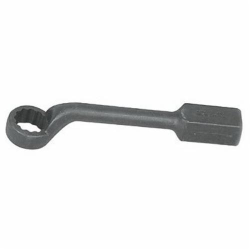 Wright Tool 1958 Heavy Duty Striking Face Box End Wrench, 1-13/16 in Wrench, 12 Points, 45 deg Offset, 12-1/2 in OAL, Alloy Steel, Black Oxide, ASME B107.59