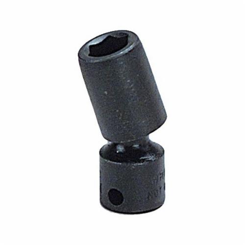 Wright Tool 3856 Power Shape III Standard Length Universal Socket, 3/8 in Square Drive, 1/2 in, 6 Points