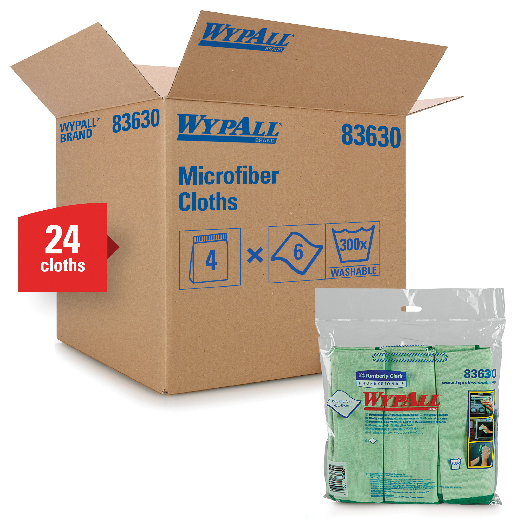 CLOTH PRP GENL 15-3/4X15-3/4IN 6 WIPES