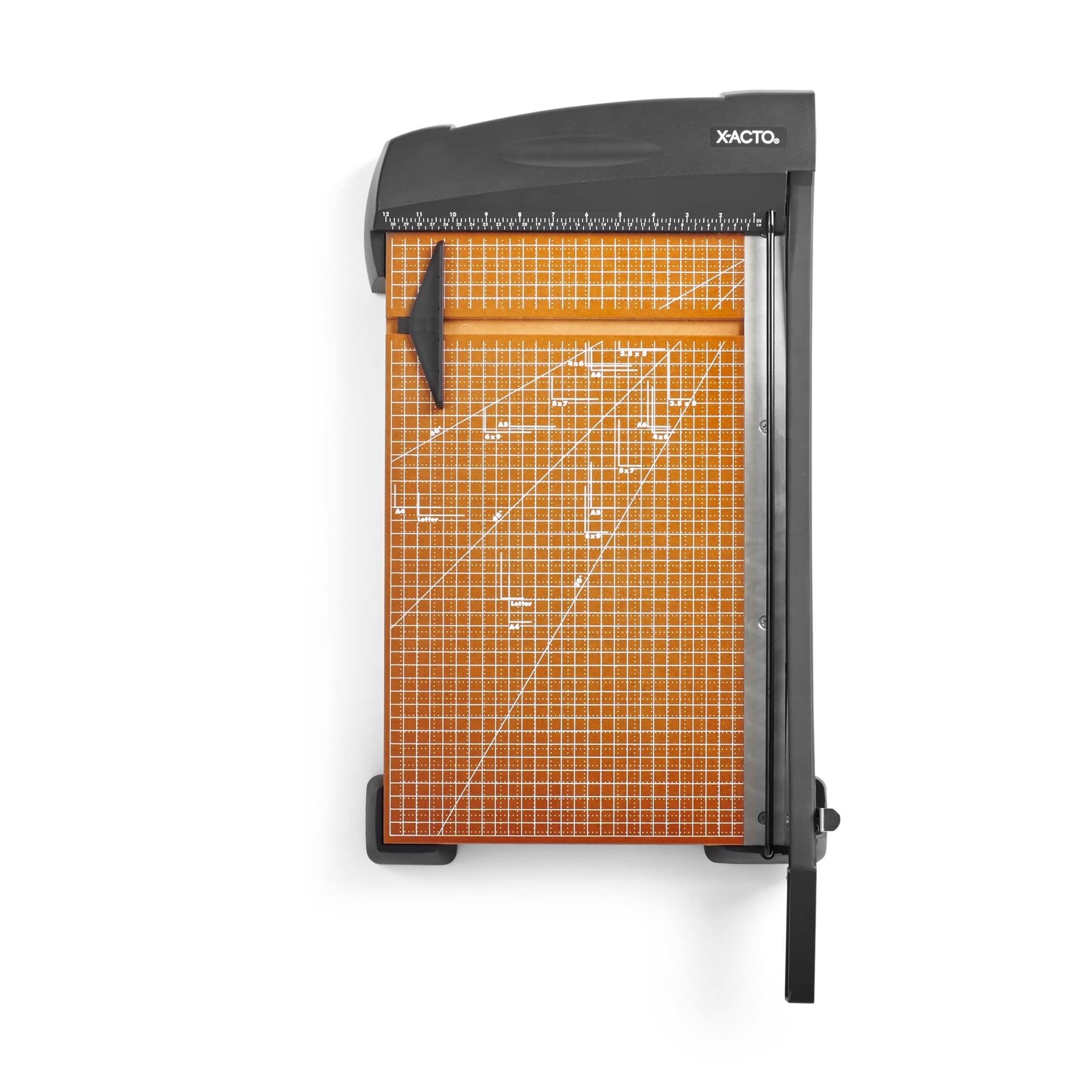 X-ACTO® 26358 Heavy Duty Wood Base Guillotine Trimmer, 1/24 in