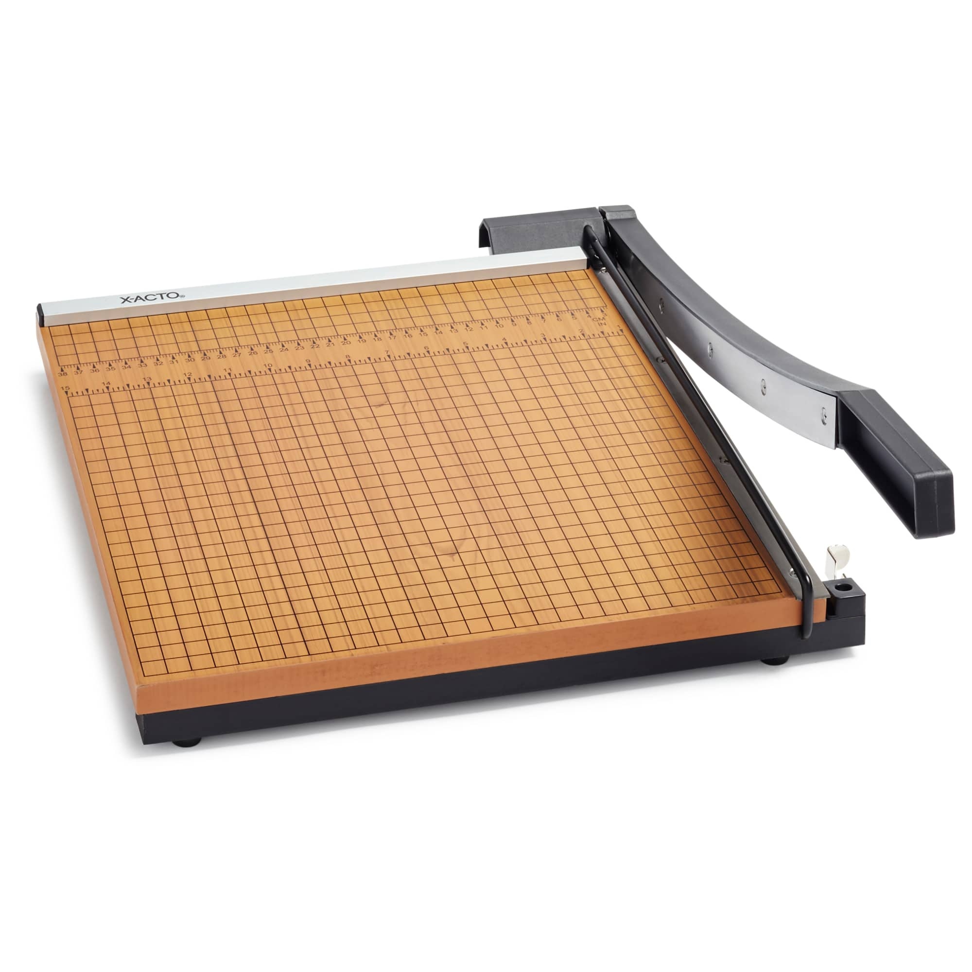 X-ACTO® 26615 Square Wood Base Guillotine Trimmer, 15 mm