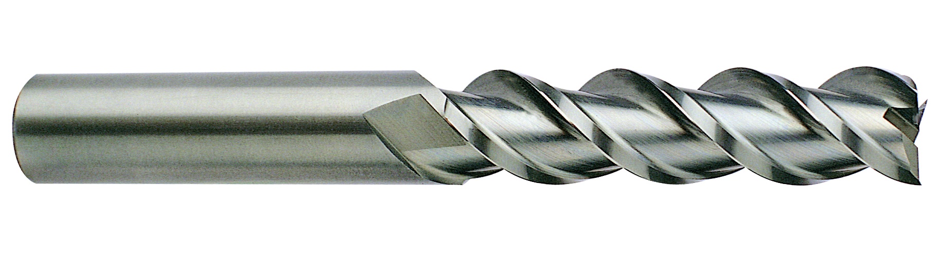 YG-1 EA30481 E5984 ALU-POWER Center Cut Imperial Long Length Corner Radius End Mill, 3/4 in Dia Cutter, 0.12 in Corner Radius, 3-1/4 in Length of Cut, 3 Flutes, 3/4 in Dia Shank, 6 in OAL, Uncoated