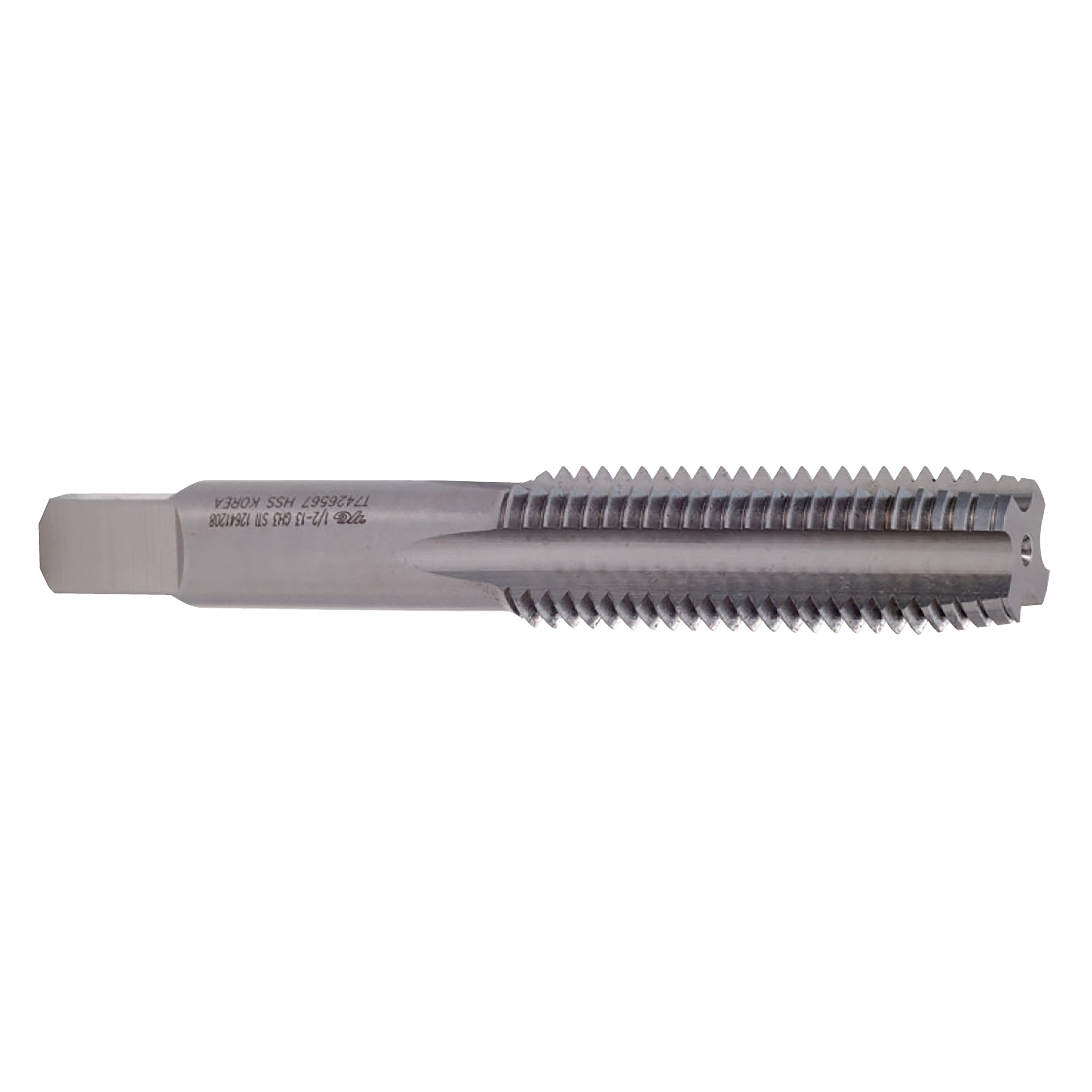 YG-1 YG Tap STI T7426248 Straight Flute Tap, #6-32 STI Thread, 3 Flutes, 1.5P-2P Bottoming Chamfer, UNC Thread