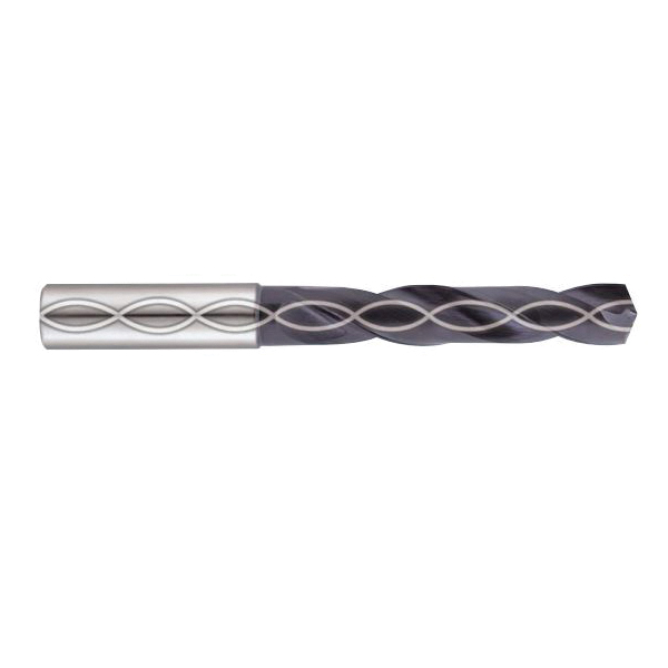 YG-1 DH408028 Long Length Dream Drill With Coolant Holes, 2.8 mm Drill - Metric, 0.1102 in Drill - Decimal Inch, 57 mm OAL, Micro Grain Carbide, TiAlN