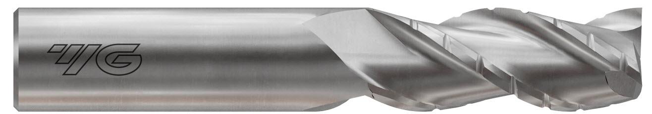YG-1 E5I36048 E5I36 High Performance Milling, 0.75 in Dia Cutter, 1 in Length of Cut, (3) Flutes, 0.75 in Dia Shank, 3 in OAL, DLC