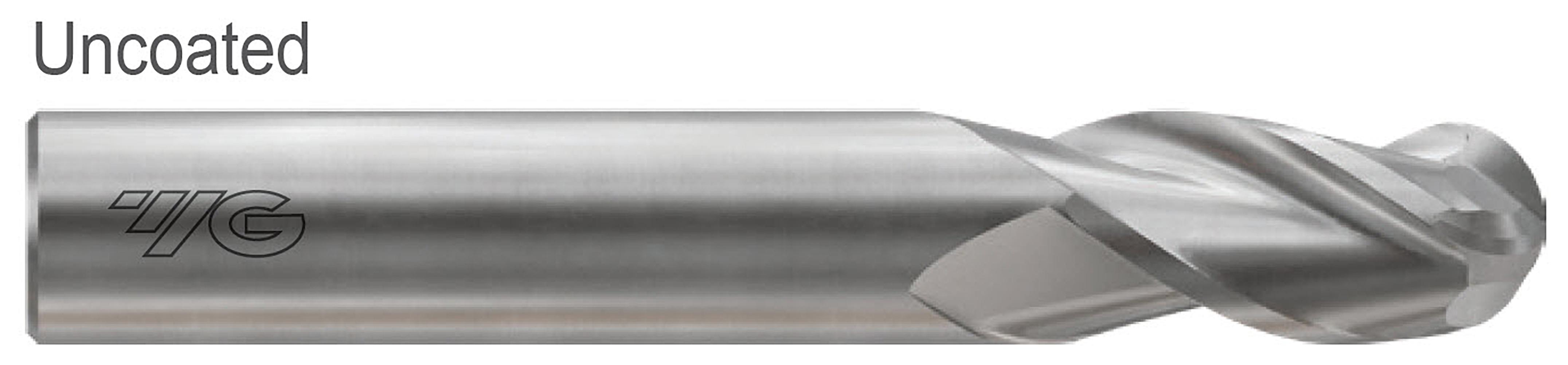 YG-1 E5I59032 E5I59 High Performance Milling, 0.5 in Dia Cutter, 0.625 in Length of Cut, (3) Flutes, 0.5 in Dia Shank, 4 in OAL, Uncoated