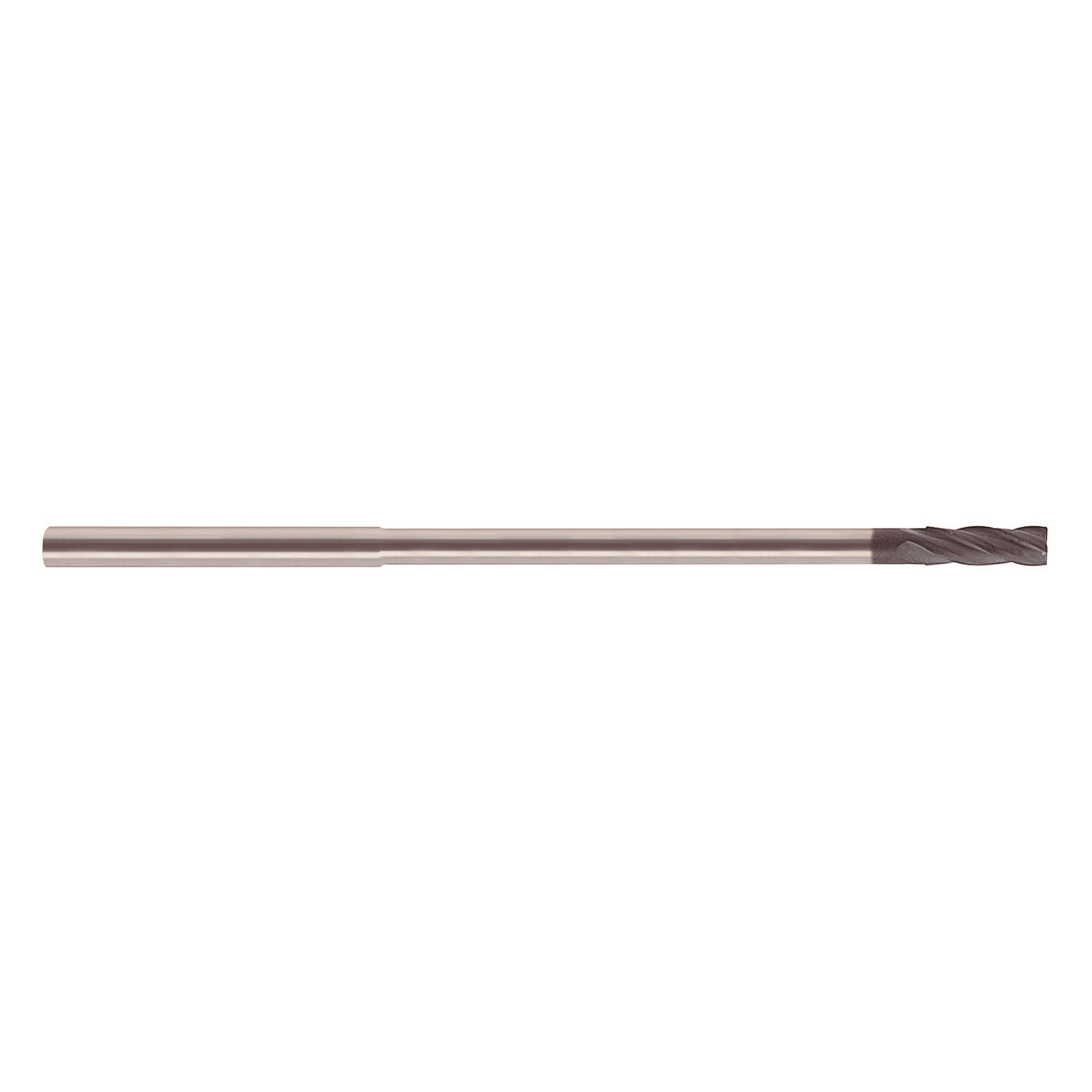 YG-1 EIB06903 D-Power ElB06 Center Cut High Performance Imperial Long Reach Regular Length Corner Radius End Mill With Neck, 1/16 in Dia Cutter, 0.01 in Corner Radius, 3/16 in Length of Cut, 4 Flutes, 1/8 in Dia Shank, 3 in OAL, Diamond