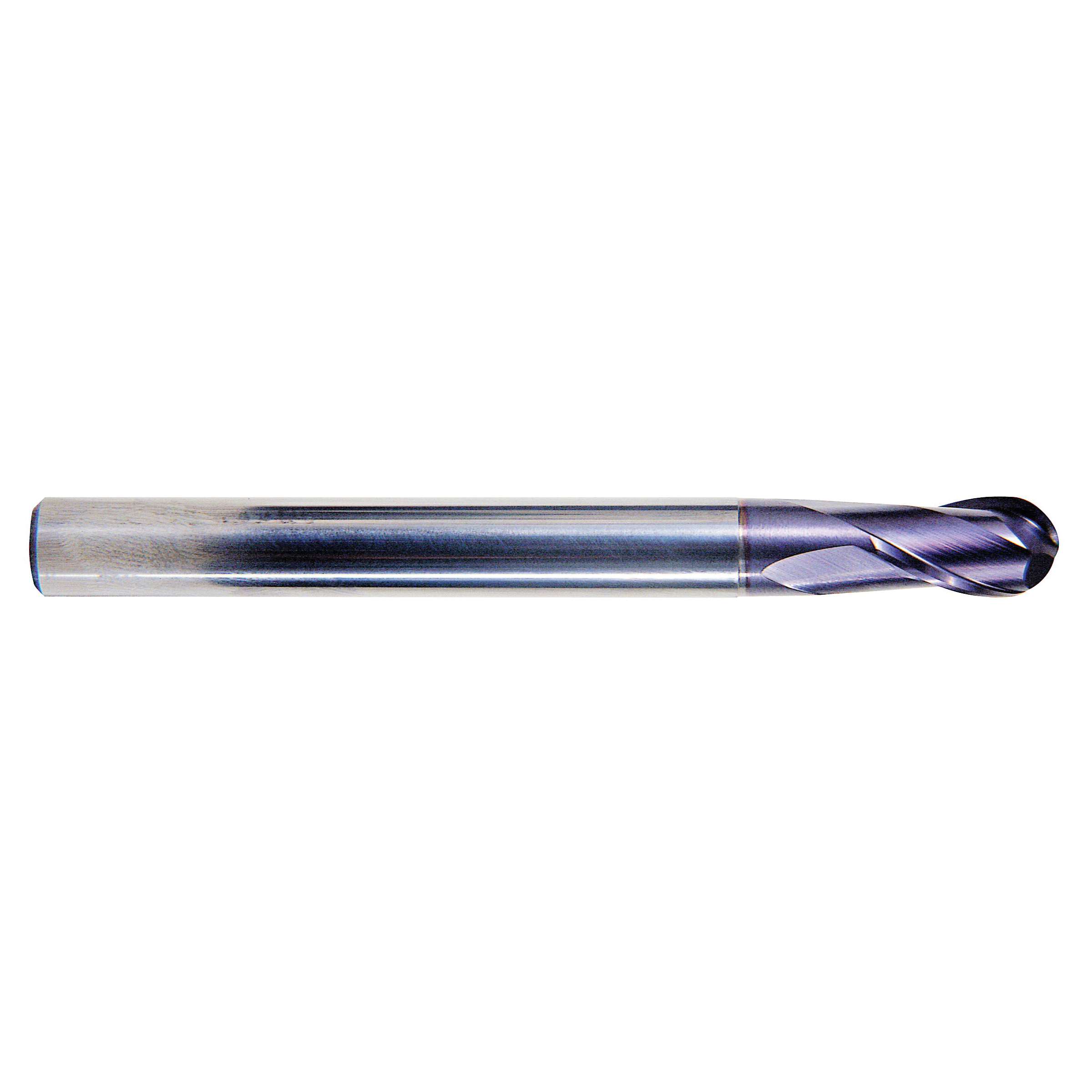 YG-1 EM899120 EM899 X-POWER Ball Nose Center Cut High Performance Medium Length Metric End Mill With Neck, 12 mm Dia Cutter, 22 mm Length of Cut, 2 Flutes, 12 mm Dia Shank, 110 mm OAL, AlTiN