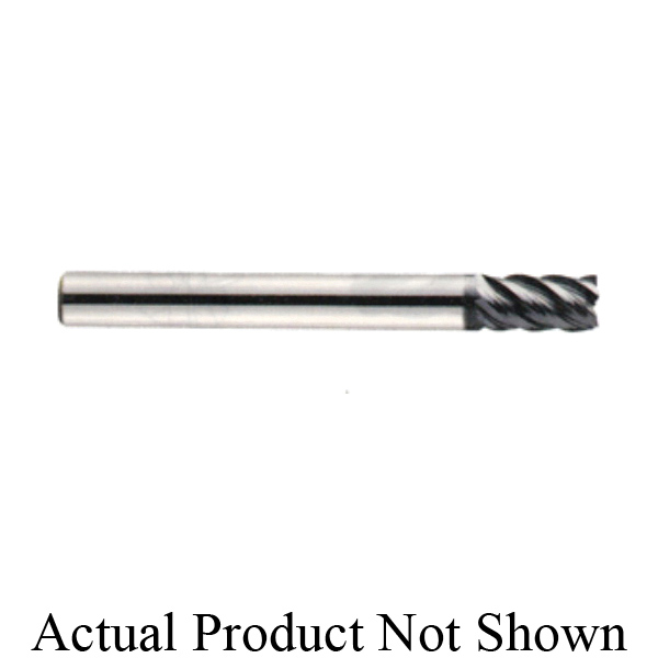 YG-1 EMB77032 EMB77 V7 Mill INOX Regular Length End Mill, 1/2 in Dia Cutter, 1 in Length of Cut, 5 Flutes, 1/2 in Dia Shank, 3 in OAL, AlTiN
