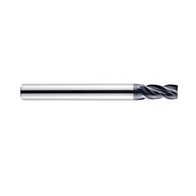 YG-1 EMD60032 EMD60 V7 Mill INOX Stub Length High Performance End Mill, 1/2 in Dia Cutter, 1/2 in Length of Cut, 4 Flutes, 1/2 in Dia Shank, 2-1/2 in OAL, TiAlN