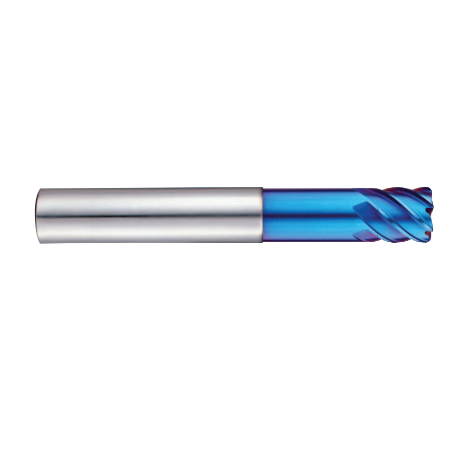 YG-1 G8A39901 G8A39/X5070 Corner Radius End Mill With Extended Neck, 6 mm Dia Cutter, 13 mm Length of Cut, 6 Flutes, 6 mm Dia Shank, 70 mm OAL, Uncoated