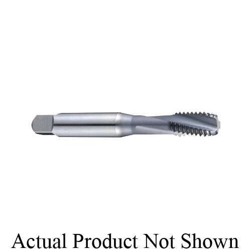 YG-1 H7405 Single End Spiral Flute Tap, Right Hand Cutting, 1/4-20 Thread, H5 Thread Limit, Modified Bottoming Chamfer, Right Hand Flute Direction, 3 Flutes, TiCN Coated, HSS-P