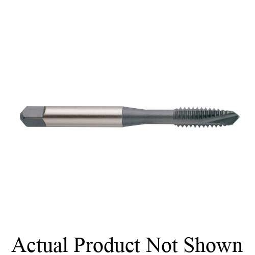 YG-1 J8423 Single End Spiral Point Tap, Right Hand Cutting, 1/4-28 Thread, H3 Thread Limit, Plug Chamfer, 3 Flutes, Hardslick Coated, HSS-E-V3
